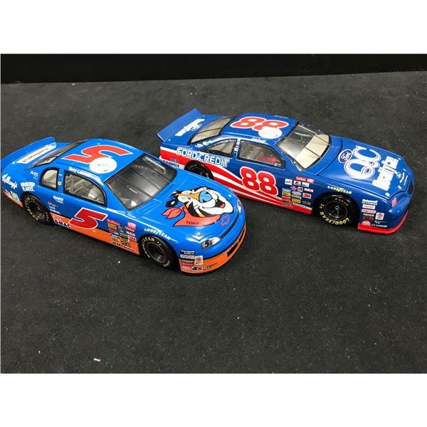 LOT OF 2 1:16 SCALE NASCAR DIE CAST RACE CARS