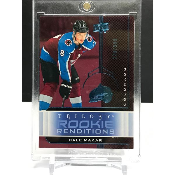 2019-20 UPPER DECK TRILOGY CALE MAKAR ROOKIE RENDITIONS 279/399