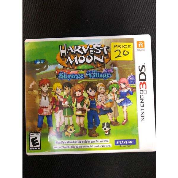 NINTENDO 3DS HARVEST MOON SKYTREE VILLAGE VIDEO GAME