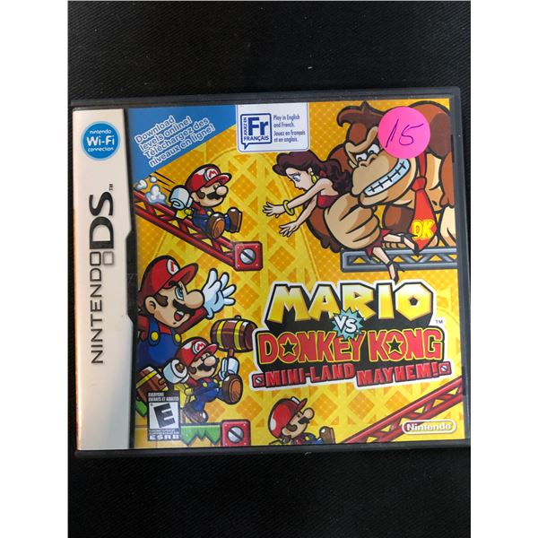 NINTENDO DS MARIO vs. DONKEY KONG MINI-LAND MAYHEM! VIDEO GAME