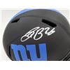 Image 2 : SEQUAN BARCLAY SIGNED NY GIANTS FULL SIZE ECLIPSE HELMET (BECKETT COA)