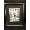 Image 1 : VINTAGE SKATE WITH THE GREAT SIGNED AND FRAMED 8 X 10 (BUCYK, KEON,SMITH, SMYL,MCLEAN...)