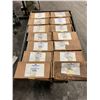 Image 1 : Lot of (14) Boxes of Stainless Steel Covers #CT4-FP-SS