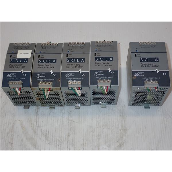 Lot of Sola Power Supplies