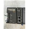 Image 2 : Koyo D2-06B-1 DirectLogic 205 6-Slot I/O Base w/DL240 CPU & (5) Modules