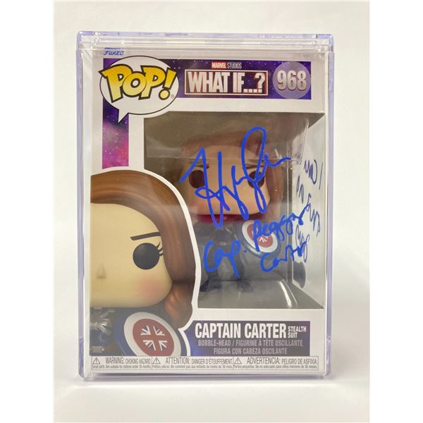 Autographed Captain Carter  Beckett Funko Pop