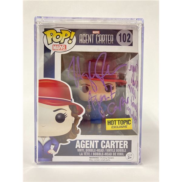 Autographed Agent Carter  Beckett Funko Pop