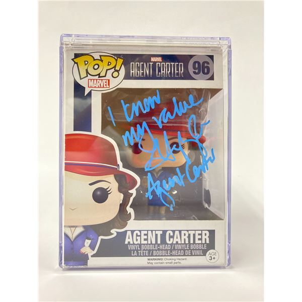 Autographed Agent Carter  Beckett Funko Pop