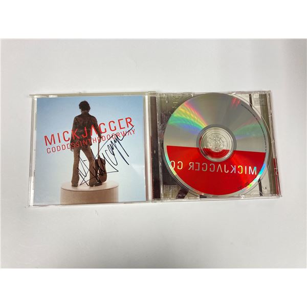 Autograph Signed Mick Jagger Goddessingthedoorway CD