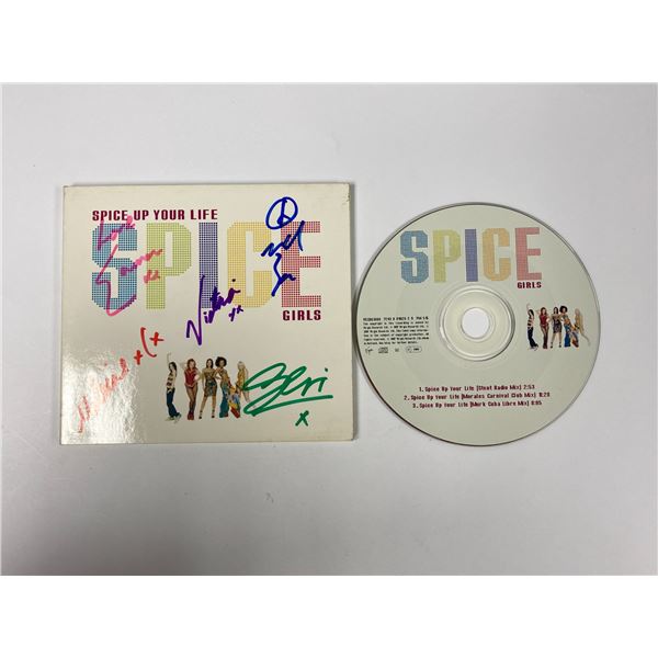 Autograph Signed Spice Girls Spice Up your Life CD