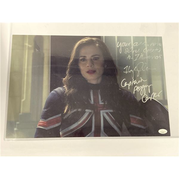 Autographed Captain Carter JSA Poster