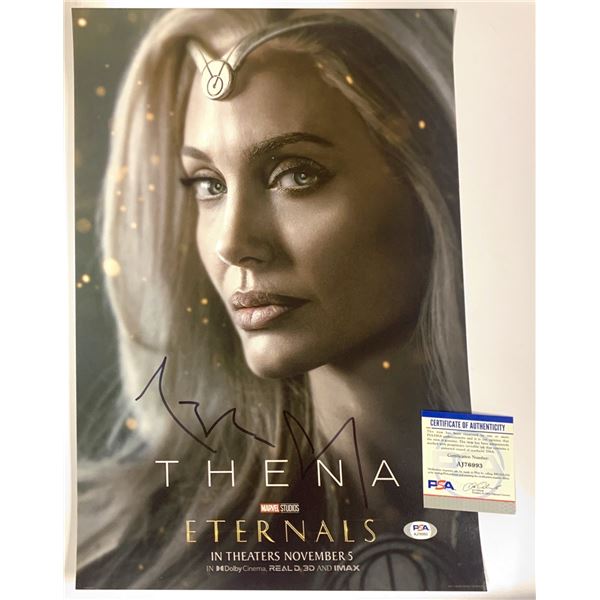 Autographed Eternal Thena PSA Poster