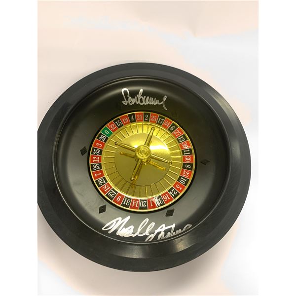 Autographed 007 James Bond Signd Roulette wheel