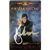 Image 1 : Autograph James Bond 007 Roger Moore Playing Card