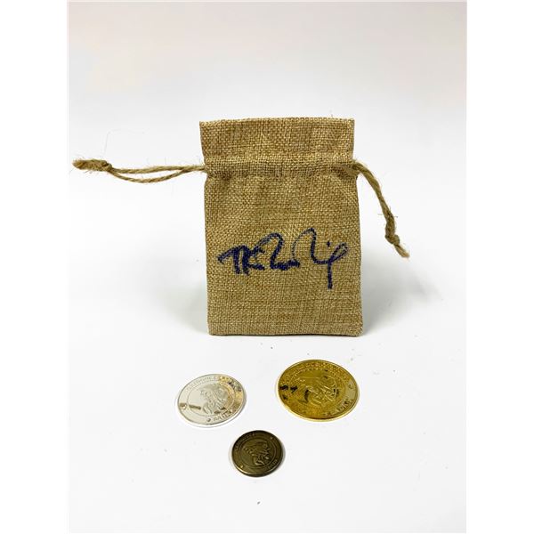 Autograph Harry Potter Coins Set JK Rowling