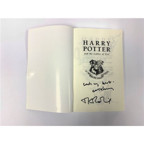 Harry Potter Many Cast Autograph Novel Daniel Radcliffe