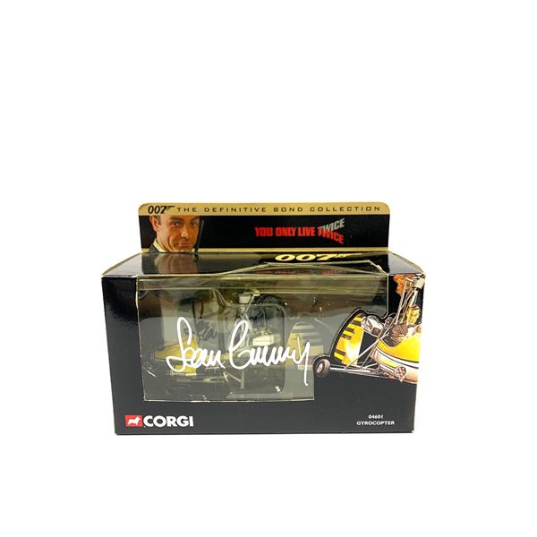 Autograph Sean Connery James Bond Toy Car Figure