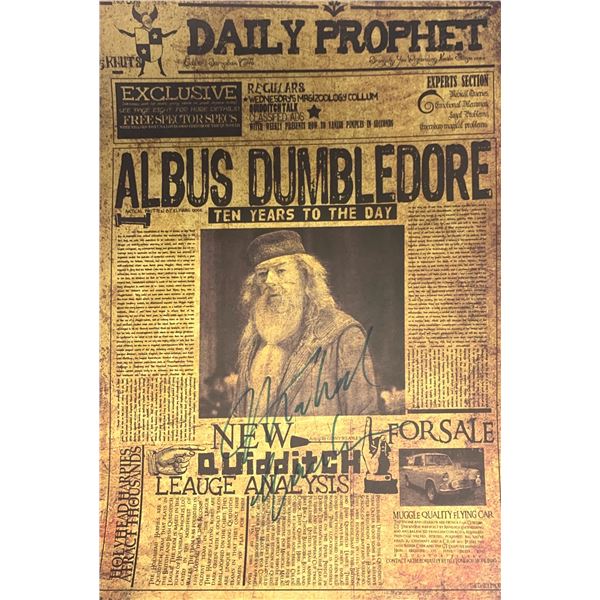 Autograph Harry Potter Newspaper Poster
