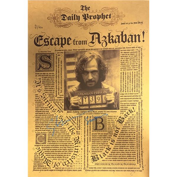 Autograph Harry Potter Poster