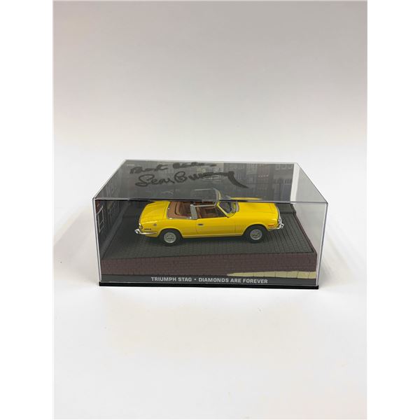 Autograph Signed James Bond Sean Connery Toy Car