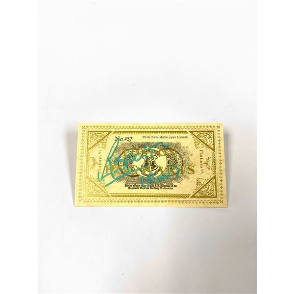 Autograph Signed Harry Potter Train Ticket Rupert