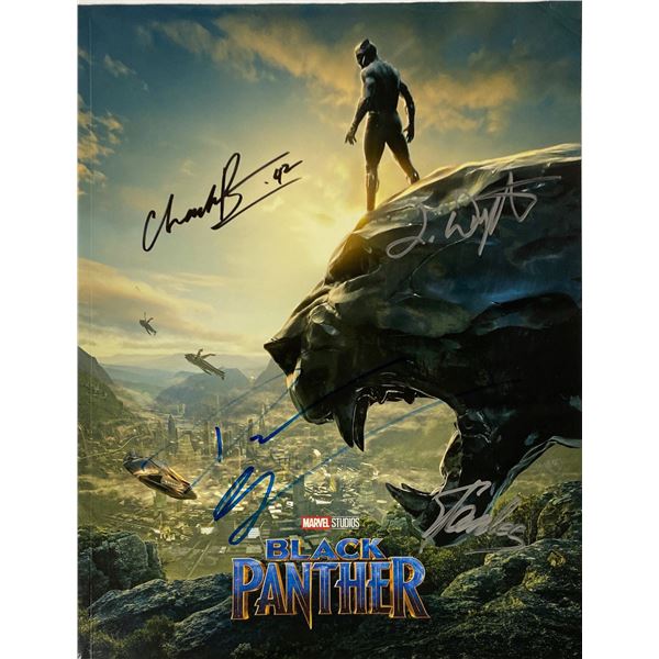 Chadwick Boseman Autograph Signed Movie Book
