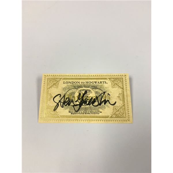 Autograph Signed Harry Potter Train Ticket Yanevski