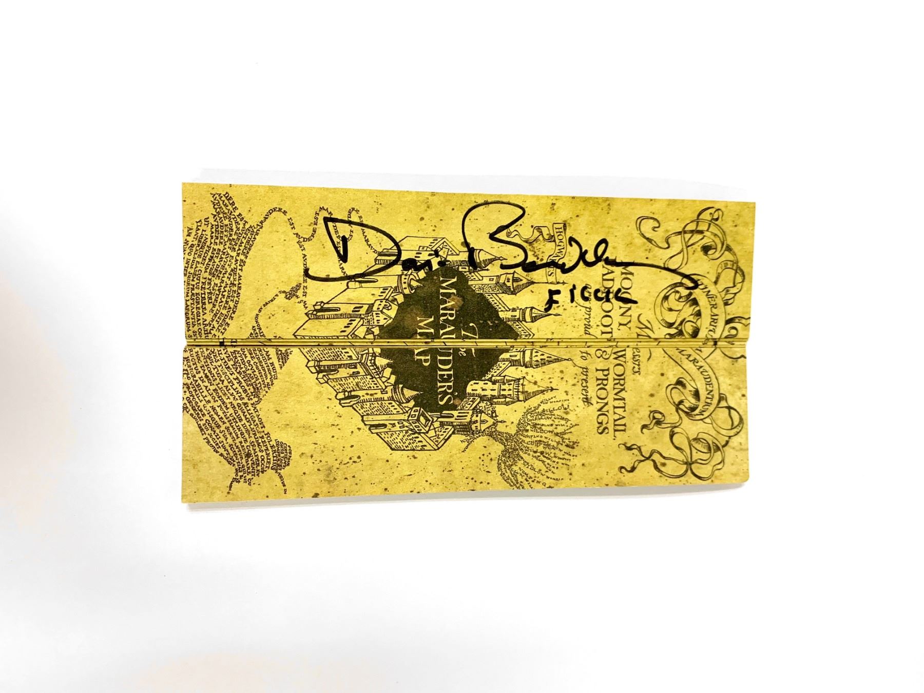 Autograph Harry Potter David Bradley Map