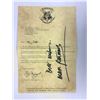 Image 1 : Autograph Signed Harry Potter Letter