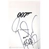 Image 1 : Autograph Signed Script Cover James Bond Die Another Day