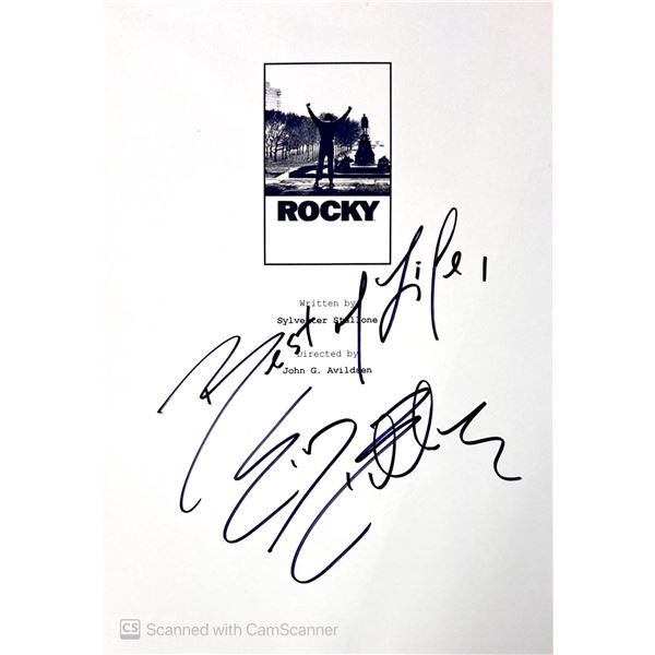 Autograph Signed Script Cover Rocky