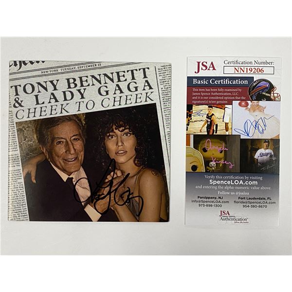 Autographed Cheek to Cheek JSA Cd booklet