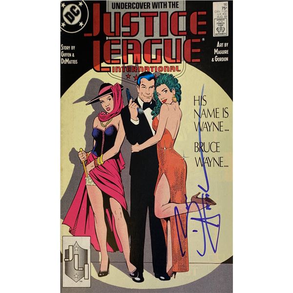 Autographed Justice League Comics