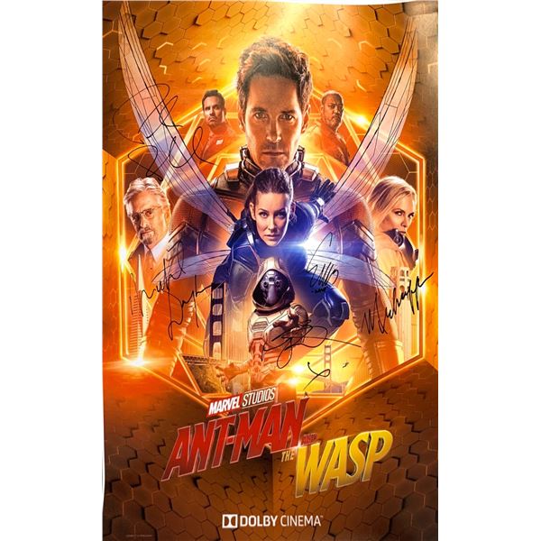 Autographed Antman Wasp Poster