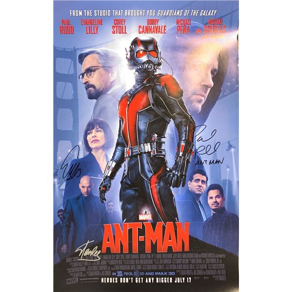Autographed Antman Poster