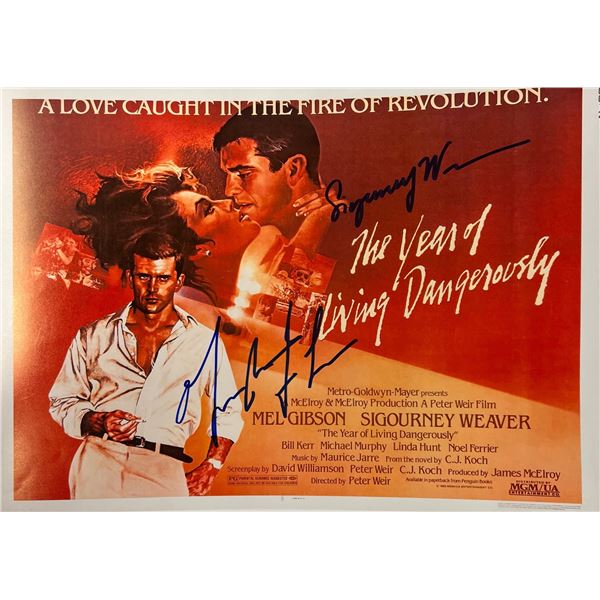 Autographed Year of Living Dangerously Poster