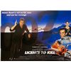 Image 1 : Autographed James Bond 007 Licence to Kill Poster