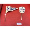 Image 2 : ORANGE CRUSH CARDBOARD FAN AND PAPER PENNANT
