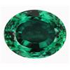 Image 1 : 17.6ct Wonderful Oval Cut Deep Green Quartz Brazil Rare (GEM-15613)