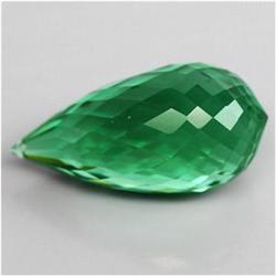 34.95ct  Dazzling Briolette Drill Amethyst Green (GEM-15809)