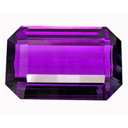 42.80ct   Surprising  Octagon Purple Amethyst (GEM-15337)