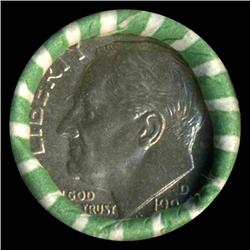 1997D Roosevelt Dime RARE Never Opened Original Bank Roll 50 GEMS (COI-4806)