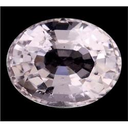 1.91ct Oval Cut Top AAA White Pink Morganite VVS (GEM-15107)