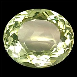 15.96ct Breathtaking Green Amethyst Oval Cut VVS (GEM-15046)