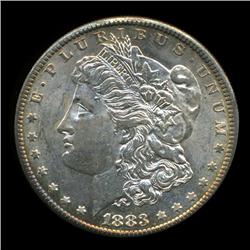 1883S Morgan Dollar RARE MS61/62 (COI-4517)