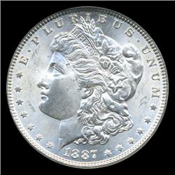 1887 Morgan Dollar Graded MS68 Scarce Variety (COI-5218)