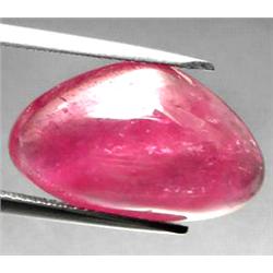 14.62ct Top AAA Pear Cabochon Pink Red Ruby Mogok (GEM-11105)