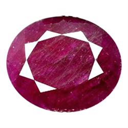 6.60ct Natural Red Ruby Oval Gemstone (GEM-11602)