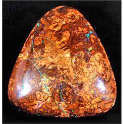 30.78ct Flashy Green All Piece Yowah Boulder Opal (GEM-12028)
