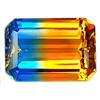 Image 1 : 25.20ct Perfect Octagon Bi Color Citrine (GEM-12351)